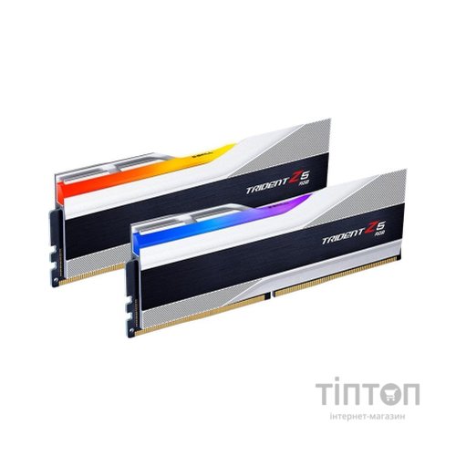Модуль пам'яті для комп'ютера DDR5 32GB (2x16GB) 6000 MHz Trident Z5 RGB White G.Skill (F5-6000J3238F16GX2-TZ5RW)