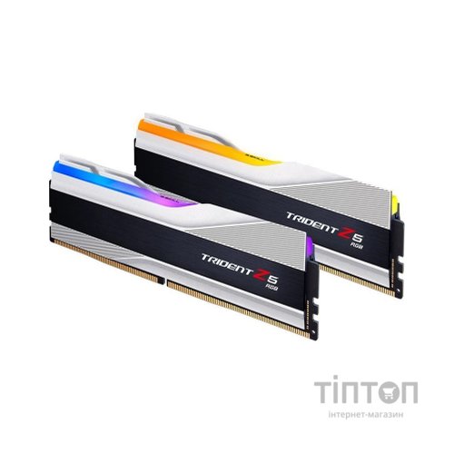 Модуль пам'яті для комп'ютера DDR5 32GB (2x16GB) 6000 MHz Trident Z5 RGB White G.Skill (F5-6000J3238F16GX2-TZ5RW)