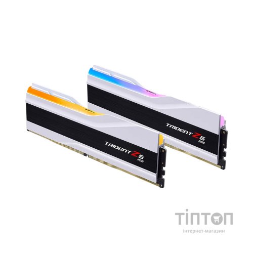 Модуль пам'яті для комп'ютера DDR5 32GB (2x16GB) 6000 MHz Trident Z5 RGB White G.Skill (F5-6000J3636F16GX2-TZ5RW)
