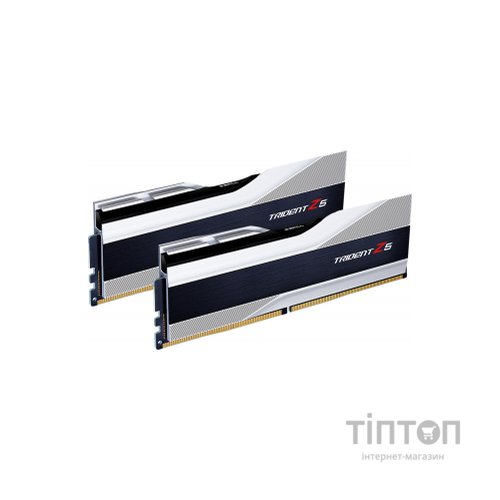 Модуль пам'яті для комп'ютера DDR5 32GB (2x16GB) 6000 MHz Trident Z5 Silver G.Skill (F5-6000J3636F16GX2-TZ5S)