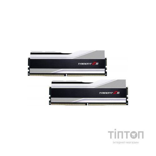 Модуль пам'яті для комп'ютера DDR5 32GB (2x16GB) 6000 MHz Trident Z5 Silver G.Skill (F5-6000J3636F16GX2-TZ5S)