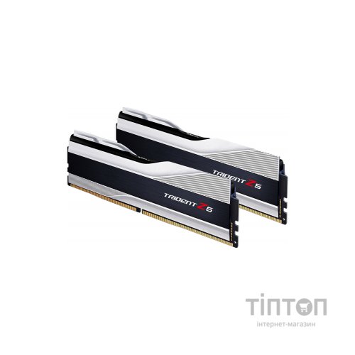 Модуль пам'яті для комп'ютера DDR5 32GB (2x16GB) 6000 MHz Trident Z5 Silver G.Skill (F5-6000J3636F16GX2-TZ5S)