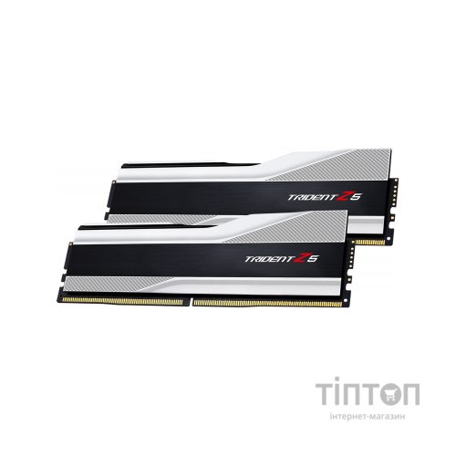Модуль пам'яті для комп'ютера DDR5 32GB (2x16GB) 6000 MHz Trident Z5 Silver G.Skill (F5-6000J3636F16GX2-TZ5S)