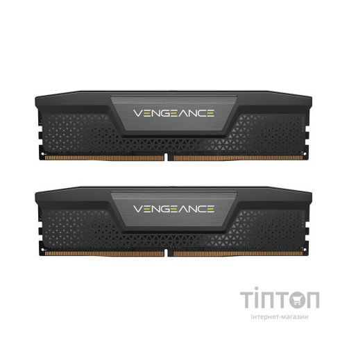 Модуль пам'яті для комп'ютера DDR5 32GB (2x16GB) 6000 MHz Vengeance Black Corsair (CMK32GX5M2B6000C36)