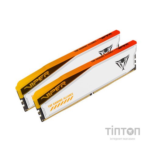 Модуль пам'яті для комп'ютера DDR5 32GB (2x16GB) 6000 MHz Viper Elite 5 RGB TUF Patriot (PVER532G60C36KT)