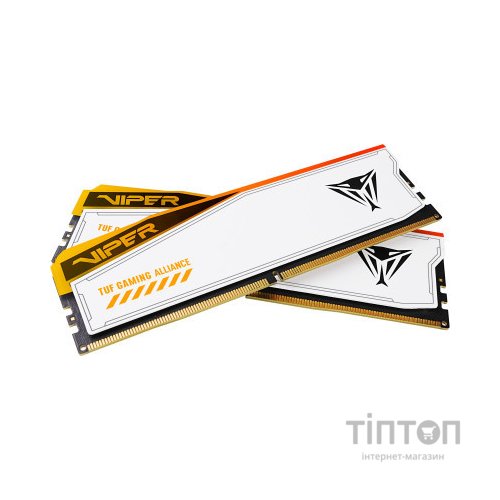 Модуль пам'яті для комп'ютера DDR5 32GB (2x16GB) 6000 MHz Viper Elite 5 RGB TUF Patriot (PVER532G60C36KT)