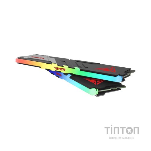 Модуль пам'яті для комп'ютера DDR5 32GB (2x16GB) 6000 MHz Viper Venom RGB Patriot (PVVR532G600C36K)