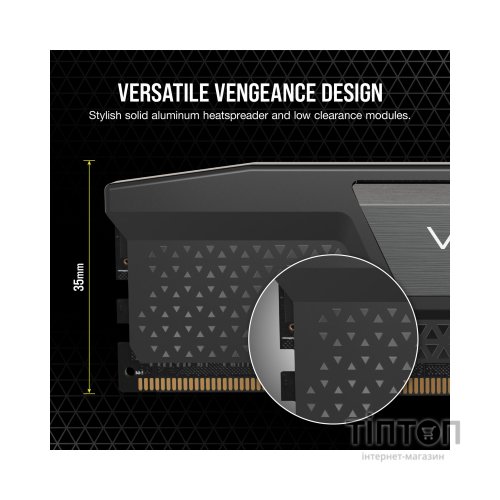 Модуль пам'яті для комп'ютера DDR5 32GB (2x16GB) 6400 MHz Vengeance Corsair (CMK32GX5M2B6400C32)