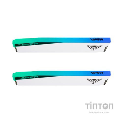 Модуль пам'яті для комп'ютера DDR5 32GB (2x16GB) 6600 MHz Viper Elite 5 RGB Patriot (PVER532G66C36KW)