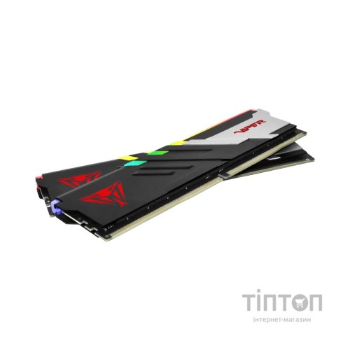 Модуль пам'яті для комп'ютера DDR5 32GB (2x16GB) 6600 MHz Viper Venom RGB Patriot (PVVR532G660C34K)