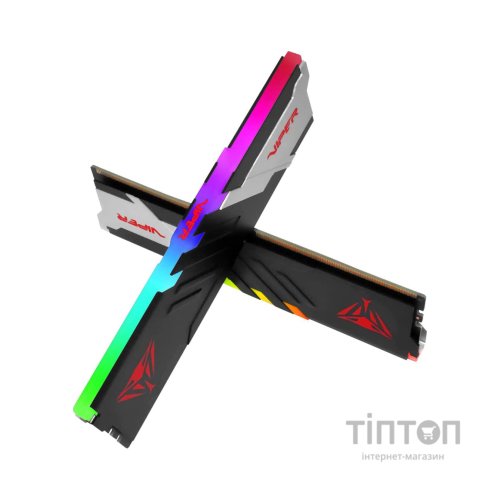Модуль пам'яті для комп'ютера DDR5 32GB (2x16GB) 6600 MHz Viper Venom RGB Patriot (PVVR532G660C34K)