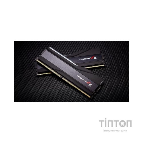 Модуль пам'яті для комп'ютера DDR5 32GB (2x16GB) 6800 Trident Z5 RGB Black G.Skill (F5-6800J3445G16GX2-TZ5RK)