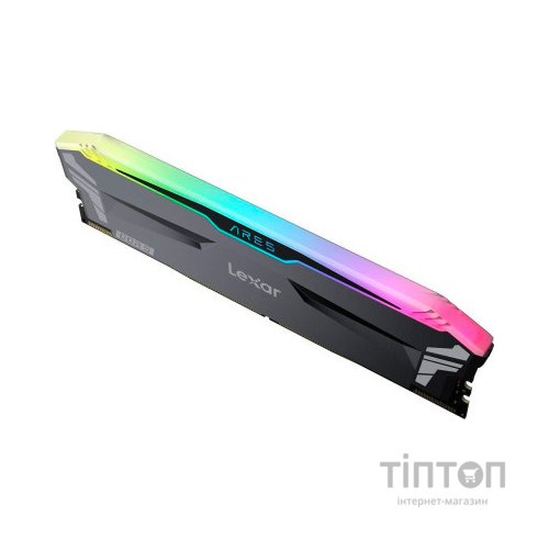 Модуль пам'яті для комп'ютера DDR5 32GB (2x16GB) 7200 MHz Ares RGB Black Lexar (LD5U16G72C34LA-RGD)