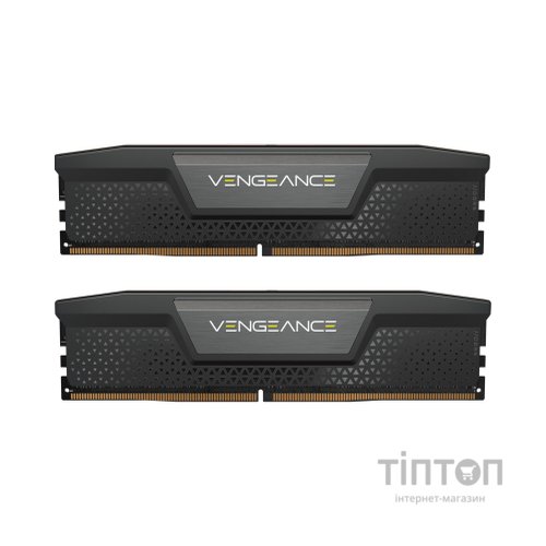 Модуль пам'яті для комп'ютера DDR5 32GB (2x16GB) 7200 MHz Vengeance Black Corsair (CMK32GX5M2X7200C34)