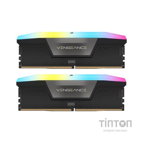 Модуль пам'яті для комп'ютера DDR5 32GB (2x16GB) 7200 MHz Vengeance RGB Corsair (CMH32GX5M2X7200C34)