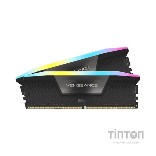 Модуль пам'яті для комп'ютера DDR5 32GB (2x16GB) 7200 MHz Vengeance RGB Corsair (CMH32GX5M2X7200C34)