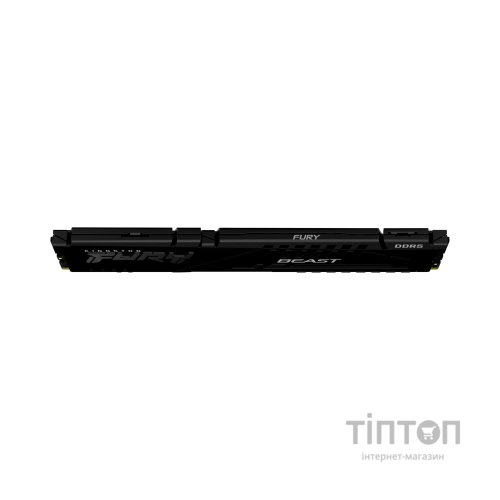 Модуль пам'яті для комп'ютера DDR5 32GB 5200 MHz Fury Beast Black Kingston Fury (ex.HyperX) (KF552C40BB-32)