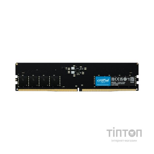 Модуль пам'яті для комп'ютера DDR5 32GB 5200 MHz Micron (CT32G52C42U5)