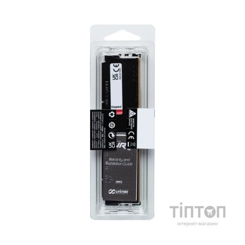 Модуль пам'яті для комп'ютера DDR5 32GB 5600 MHz Beast Black EXPO Kingston Fury (ex.HyperX) (KF556C36BBE-32)