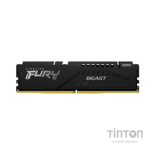 Модуль пам'яті для комп'ютера DDR5 32GB 5600 MHz Beast Black Kingston Fury (ex.HyperX) (KF556C40BB-32)