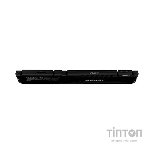 Модуль пам'яті для комп'ютера DDR5 32GB 6000 MHz Beast Black Kingston Fury (ex.HyperX) (KF560C40BB-32)