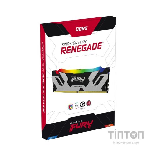 Модуль пам'яті для комп'ютера DDR5 32GB 6000 MHz Renegade RGB Kingston Fury (ex.HyperX) (KF560C32RSA-32)