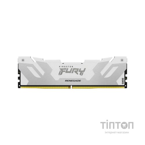 Модуль пам'яті для комп'ютера DDR5 32GB 6000 MHz Renegade White Kingston Fury (ex.HyperX) (KF560C32RW-32)