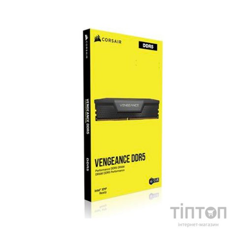 Модуль пам'яті для комп'ютера DDR5 48GB (2x24GB) 5200 MHz Vengeance Black Corsair (CMK48GX5M2B5200C38)