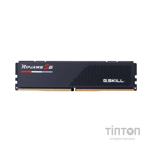 Модуль пам'яті для комп'ютера DDR5 48GB (2x24GB) 5600 MHz Ripjaws S5 Black G.Skill (F5-5600J4040D24GX2-RS5K)