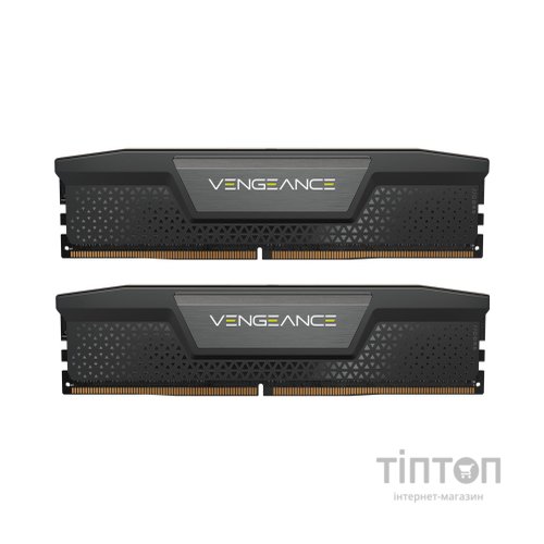 Модуль пам'яті для комп'ютера DDR5 48GB (2x24GB) 5600 MHz Vengeance Black Corsair (CMK48GX5M2B5600C40)