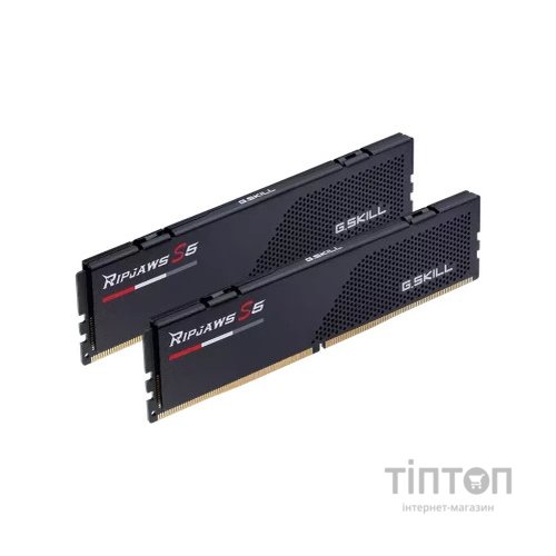 Модуль пам'яті для комп'ютера DDR5 48GB (2x24GB) 6000 MHz Ripjaws S5 G.Skill (F5-6400J3239F48GX2-RS5K)