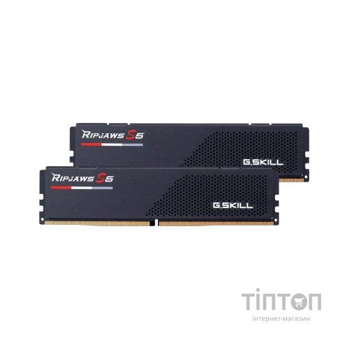 Модуль пам'яті для комп'ютера DDR5 48GB (2x24GB) 6000 MHz Ripjaws S5 G.Skill (F5-6400J3239F48GX2-RS5K)