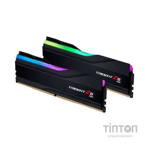 Модуль пам'яті для комп'ютера DDR5 48GB (2x24GB) 6000 MHz Trident Z5 RGB Black G.Skill (F5-6000J4048F24GX2-TZ5RK)