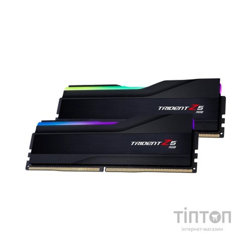 Модуль пам'яті для комп'ютера DDR5 48GB (2x24GB) 6000 MHz Trident Z5 RGB Black G.Skill (F5-6000J4048F24GX2-TZ5RK)
