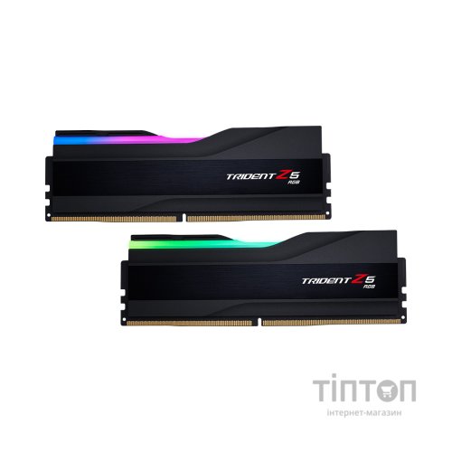 Модуль пам'яті для комп'ютера DDR5 48GB (2x24GB) 8000 MHz Trident Z5 RGB Black G.Skill (F5-8000J4048F24GX2-TZ5RK)