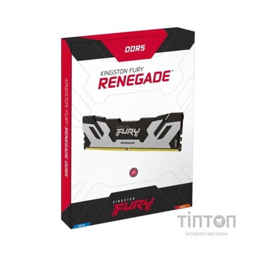 Модуль пам'яті для комп'ютера DDR5 48GB 6000 MHz Renegade Silver XMP Kingston Fury (ex.HyperX) (KF560C32RS-48)