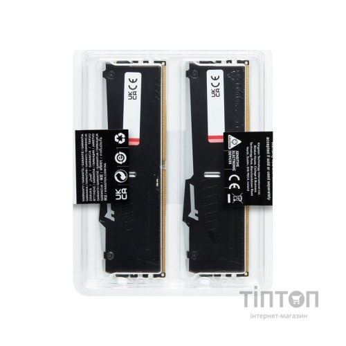 Модуль пам'яті для комп'ютера DDR5 64GB (2x32GB) 5200 MHz Beast RGB EXPO Kingston Fury (ex.HyperX) (KF552C36BBEAK2-64)