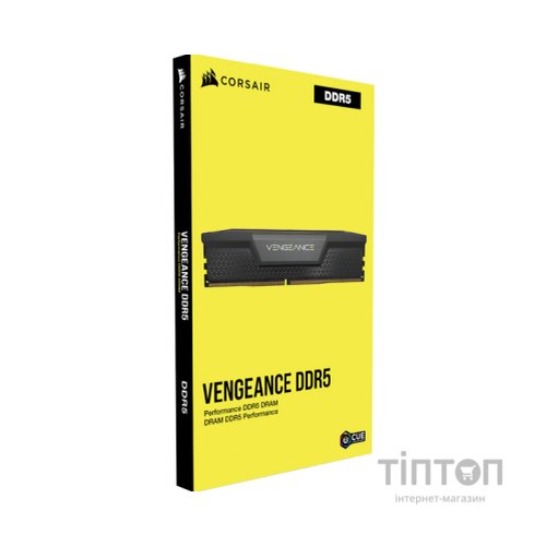 Модуль пам'яті для комп'ютера DDR5 64GB (2x32GB) 5200 MHz Vengeance Corsair (CMK64GX5M2B5200Z40)