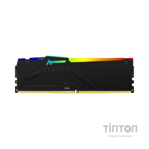 Модуль пам'яті для комп'ютера DDR5 64GB (2x32GB) 5600 MHz FURY Beast RGB Kingston Fury (ex.HyperX) (KF556C40BBAK2-64)