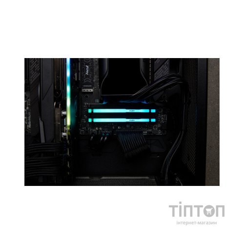 Модуль пам'яті для комп'ютера DDR5 64GB (2x32GB) 5600 MHz FURY Beast RGB Kingston Fury (ex.HyperX) (KF556C40BBAK2-64)