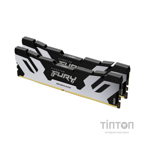 Модуль пам'яті для комп'ютера DDR5 64GB (2x32GB) 6000 MHz Renegade Silver XMP Kingston Fury (ex.HyperX) (KF560C32RSK2-64)