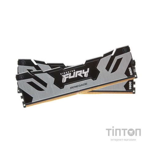 Модуль пам'яті для комп'ютера DDR5 64GB (2x32GB) 6000 MHz Renegade Silver XMP Kingston Fury (ex.HyperX) (KF560C32RSK2-64)