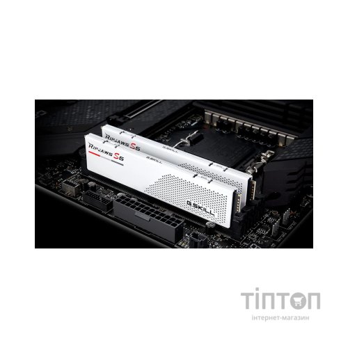 Модуль пам'яті для комп'ютера DDR5 64GB (2x32GB) 6000 MHz Ripjaws S5 G.Skill (F5-6000J3040G32GX2-RS5W)