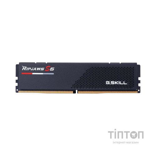 Модуль пам'яті для комп'ютера DDR5 64GB (2x32GB) 6000 MHz Ripjaws S5 G.Skill (F5-6000J3238G32GX2-RS5K)