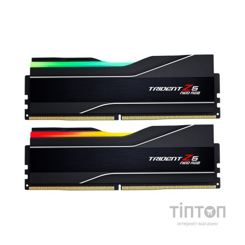 Модуль пам'яті для комп'ютера DDR5 64GB (2x32GB) 6000 MHz Trident Z5 NEO RGB G.Skill (F5-6000J3040G32GX2-TZ5NR)