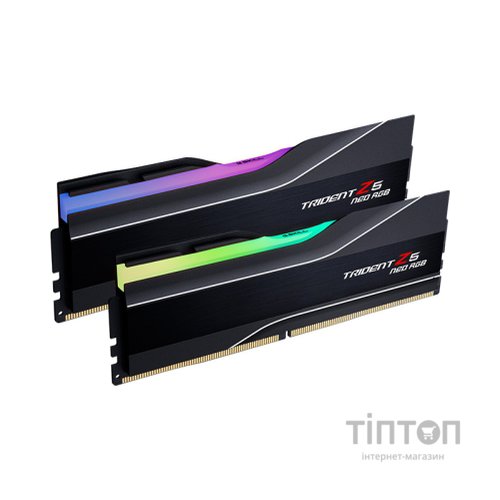 Модуль пам'яті для комп'ютера DDR5 64GB (2x32GB) 6000 MHz Trident Z5 NEO RGB G.Skill (F5-6000J3040G32GX2-TZ5NR)