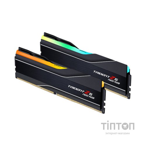 Модуль пам'яті для комп'ютера DDR5 64GB (2x32GB) 6000 MHz Trident Z5 NEO RGB G.Skill (F5-6000J3040G32GX2-TZ5NR)