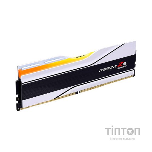 Модуль пам'яті для комп'ютера DDR5 64GB (2x32GB) 6000 MHz Trident Z5 Neo RGB Matte White G.Skill (F5-6000J3036G32GX2-TZ5NRW)