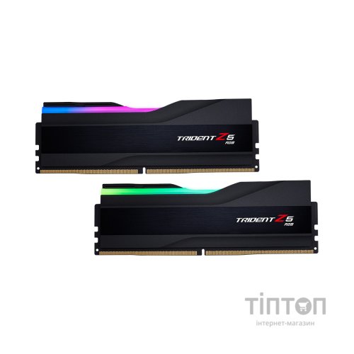 Модуль пам'яті для комп'ютера DDR5 64GB (2x32GB) 6000 MHz Trident Z5 RGB G.Skill (F5-6000J3238G32GX2-TZ5RK)