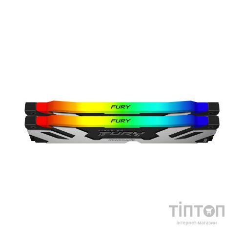 Модуль пам'яті для комп'ютера DDR5 64GB (2x32GB) 6400 MHz Renegade RGB XMP Kingston Fury (ex.HyperX) (KF564C32RSAK2-64)